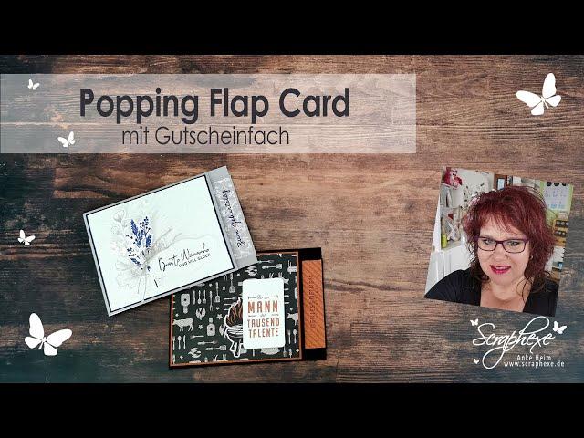 Popping Flap Card | mit Gutscheinfach | Produktpaket Aus der Natur, Stampin‘ Up!