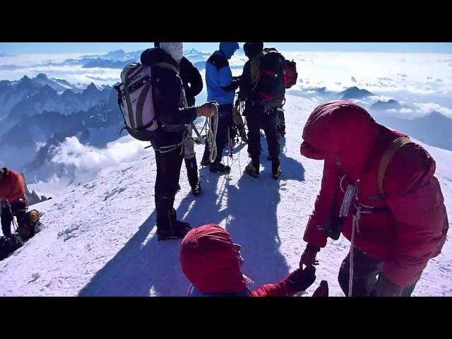 Mont Blanc 4810m npm. route Aiguille du Gouter  full story Movie by Heliasz