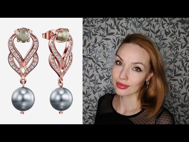 СЕРЬГИ "ЖЕМЧУЖНЫЙ ЛАБРАДОРИТ" NORRSKEN (ORIFLAME 44753)