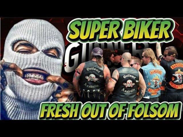 SUPER BIKER... FRESH OUT OF FOLSOM MEETS ROACH AND COVERS GET PULLED ... #norte #bikers #prison