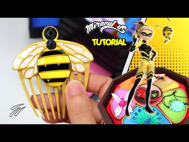 DIY Miraculous Ladybug | remake BEE Miraculous activated - How to make BEE COMB Miraculous Tutorial