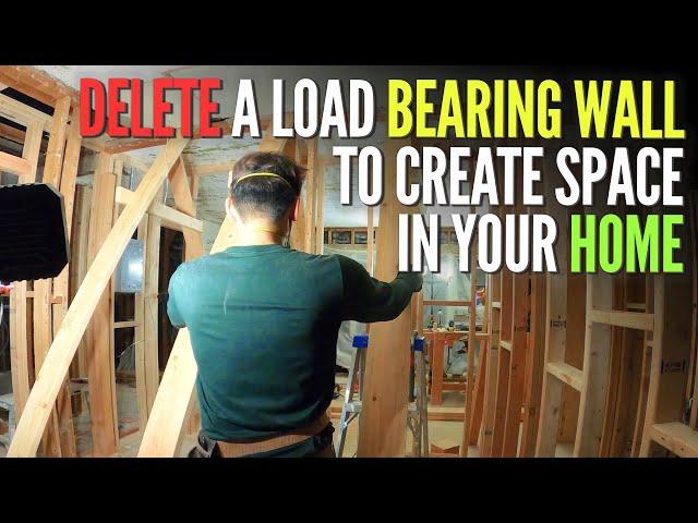 Remove a Load Bearing Wall and Install Your Own Header [#3]