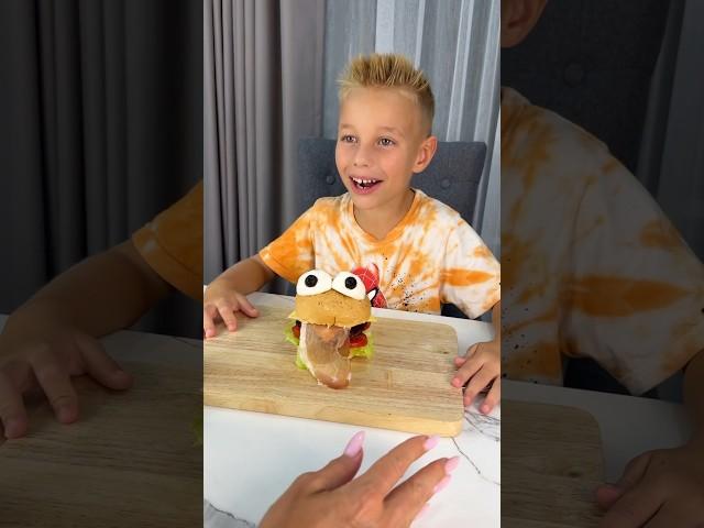  She Made A Huge, Delicious Burger For Leo 