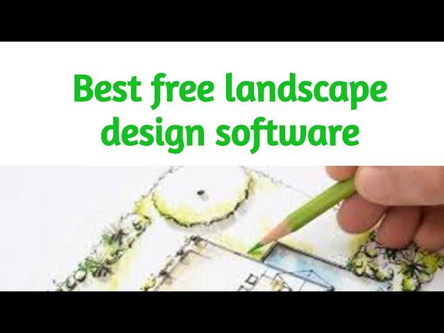 Best free landscape design software #shorts