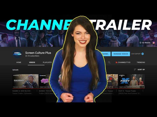 Screen Culture Plus | CHANNEL TRAILER | What to Expect on the New Channel in 2022