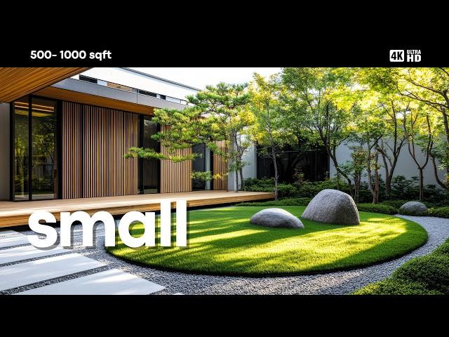 Iconic Small Japanese House: Minimalist Zen Garden Design in Urban City Living