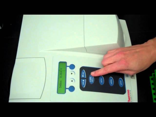 How to use a Spectrophotometer