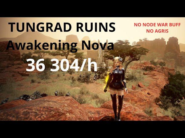 BDO Tungrad Ruins - Awakening Nova - 36 304 yellow no agris no NW buff