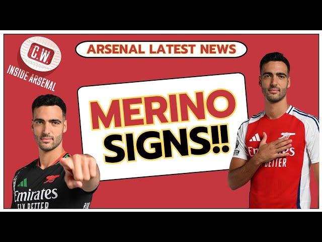 MERINO SIGNS! Arsenal seal £27.4m transfer | Nketiah medical | Vieira departs