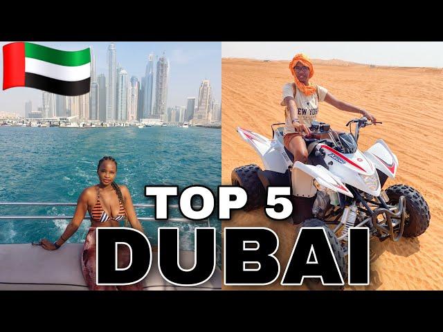 ADD THESE TO YOUR DUBAI ITINERARY | Top 5 Activities in Dubai 