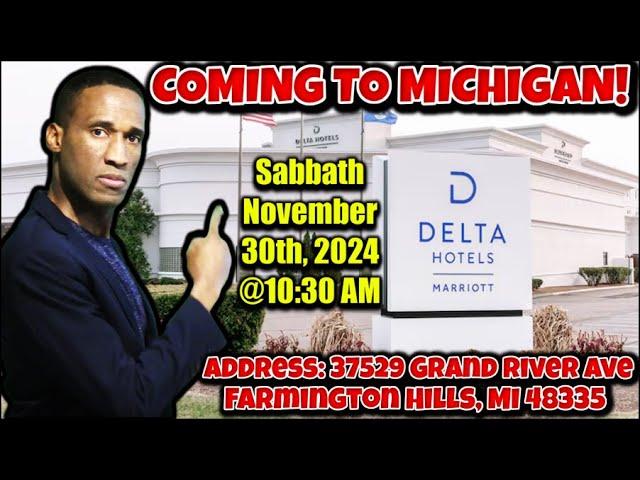 Attention 7th Day Adventists, Join The Protest in Michigan. Sabbath, November 30. Apostasy Seminars