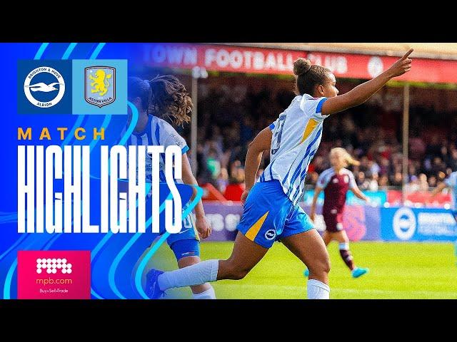 HIGHLIGHTS | Brighton v Aston Villa | Women's Super League