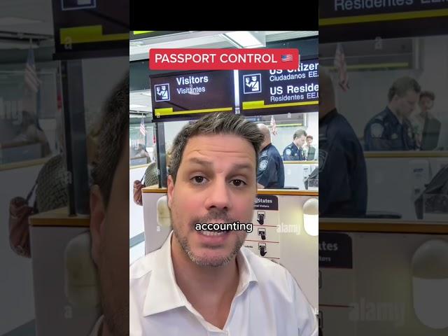  PASSPORT CONTROL IN USA