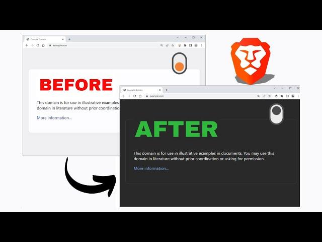 How to Force Dark Mode on ALL Websites - Brave