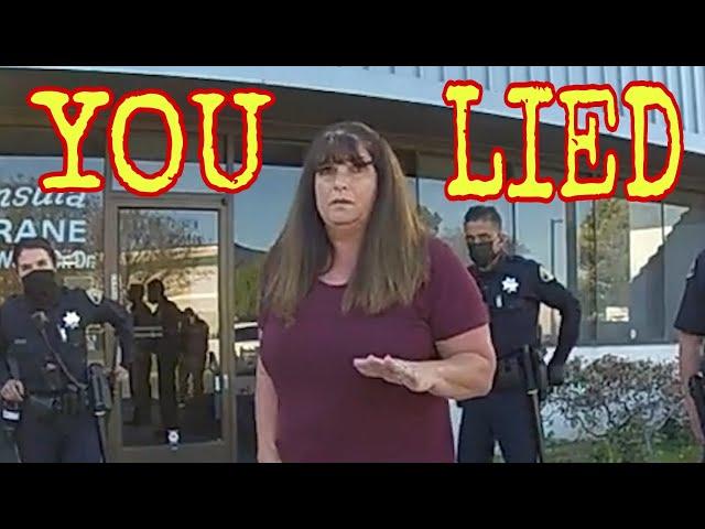 *ANGRY COP SCOLDS KAREN FOR LYING ABOUT WEAPON**PUBLIC RECORDS* ~REUPLOAD~