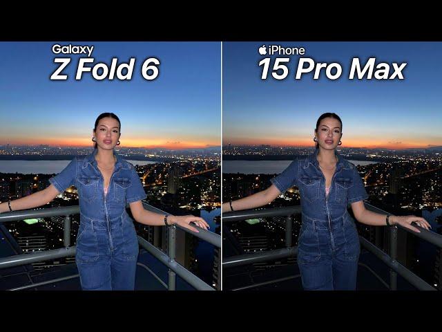 Samsung Galaxy Z Fold 6 VS iPhone 15 Pro Max Camera Test Comparison