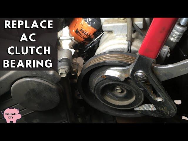 Remove and Replace AC Compressor Clutch and Bearing Without Removing Refrigerant or Compressor