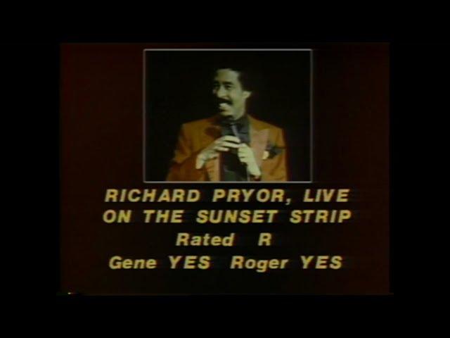 Richard Pryor, Live On the Sunset Strip (1982) movie review - Sneak Previews with Ebert and Siskel