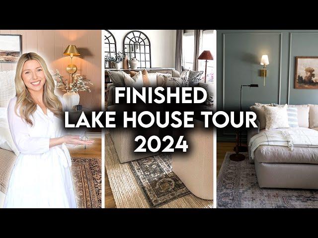 FINISHED LAKE HOUSE TOUR | DIY TRANSFORMATION + DECOR TIPS