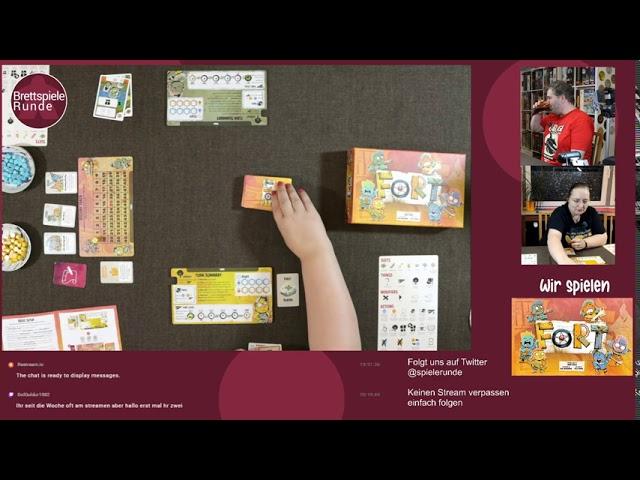 Brettspiel live: FORT (Leder Games) - Jan gegen Jasmin