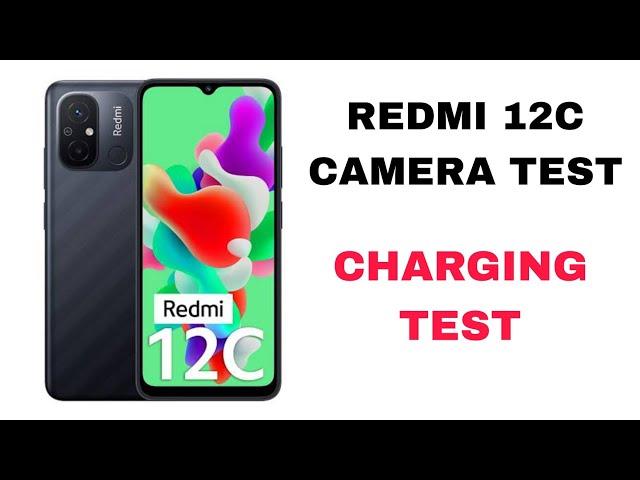 REDMI 12C CAMERA AND CHARGING TEST