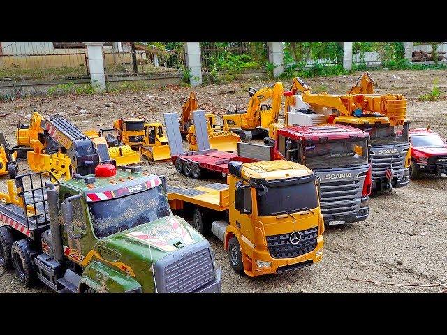 Car Toy with Excavator, Dump Truck Construction Vehicles Toys Play