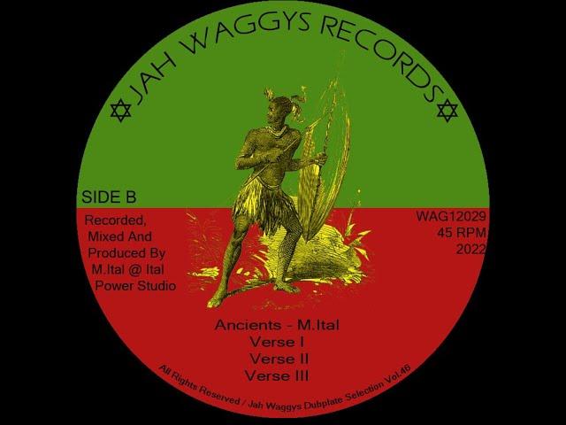 Jah Waggys Dubplate Selection Vol.46-12"-Ancients / M. Ital - Coming Soon