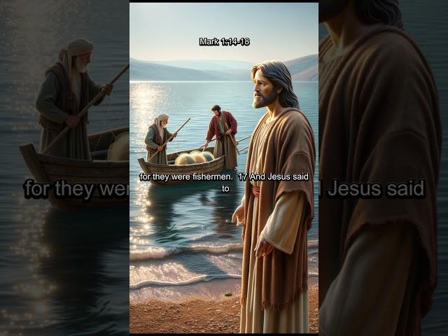 Mark, Chapter 1 14-18  #bible #Mark #Jesus #Christian #ESV #Johnthe baptist