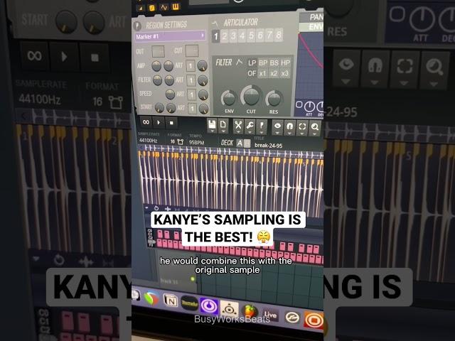 KANYE'S SAMPLING IS THE BEST! 