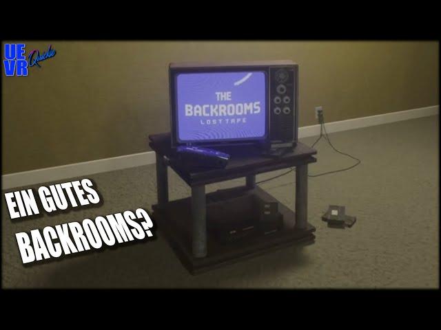 UEVR Quickie ... The Backrooms Lost Tape