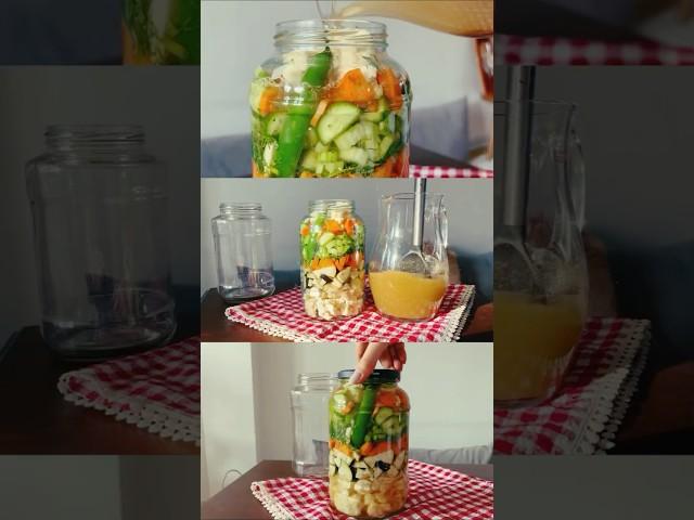 How to make Iranian vegetable pickles (Torshi-e Makhloot)?  #persiancuisine #persianfood #pickle