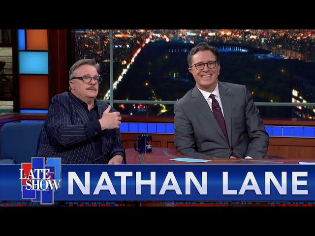 Nathan Lane Imagines Stephen's Audience Naked, And In The Shower