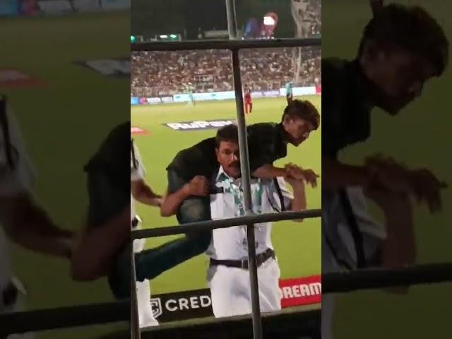 Salute Kolkata Police ️ Virat Kohli Fan Enter Ground To Meet Kohli  Kolkata Eden Garden