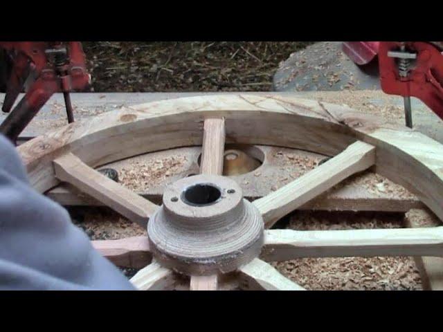 How To Make Wooden Wheels With Bicycle Tyres