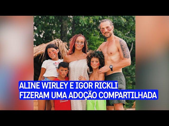 Aline Wirley e Igor Rickli fizeram uma adoção compartilhada