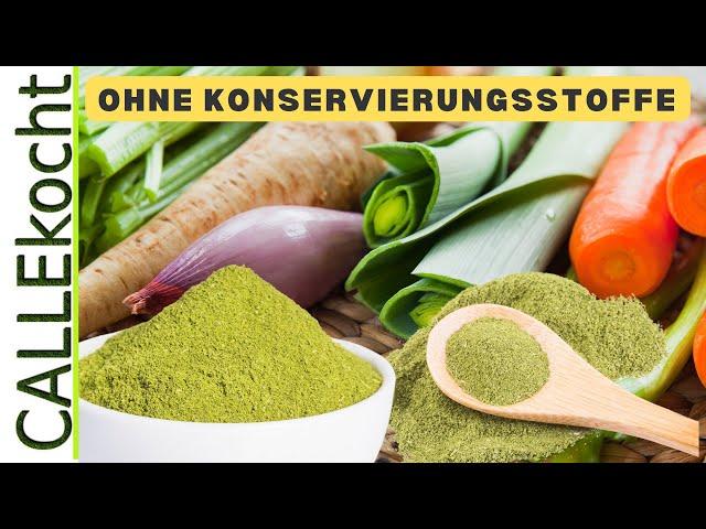 Gemüsebrühe Pulver selber machen: Einfach, gesund & lecker! 