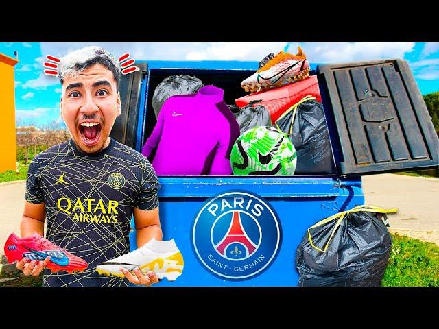 FOUILLER LES POUBELLES DES PLUS GRANDS MAGASINS DE FOOTBALL  (JACKPOT)