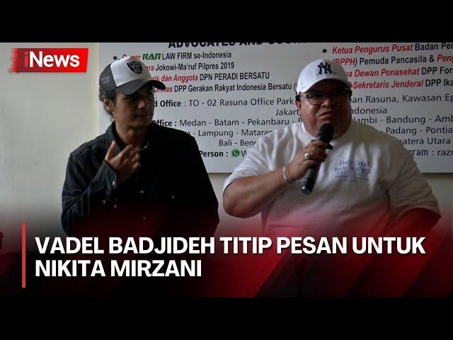 [FULL] Vadel Badjideh Bantah Aborsi Lolly Hingga Bongkar Percakapan dengan Nikita Mirzani