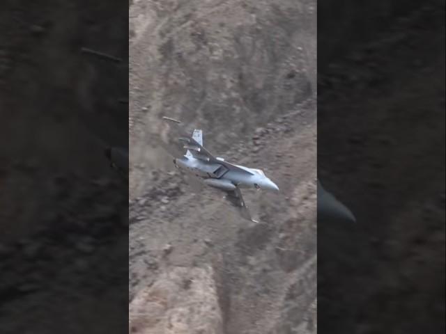 F/A-18 flies low over Death Valley!
