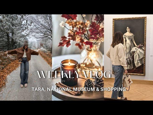 WEEKLY VLOG: Narodni muzej, Tara & comfort shopping | Jovana Zistakis