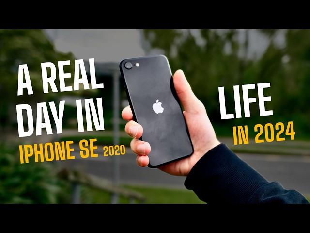 Using the iPhone SE (2020) in 2024! - A Real Day in Life