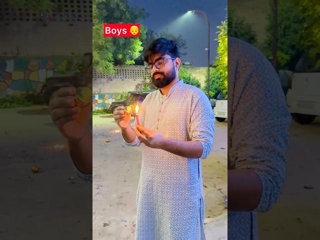 Girls  Vs Boys  on Diwali 🪔 #dushyantkukreja #shorts