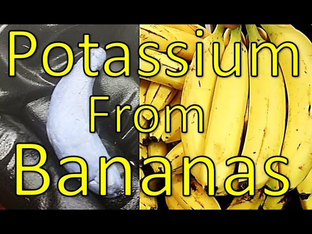 Potassium Metal From Bananas!