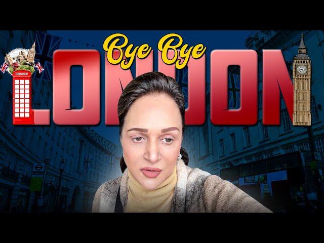 Bye Bye London!! | Bushra Ansari Vlogs