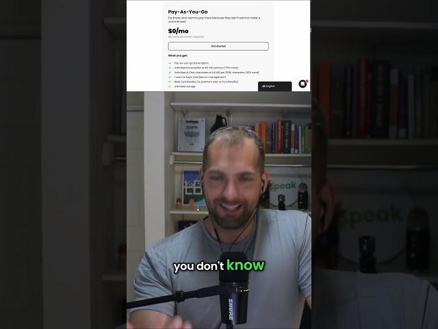 Speak AI: Pay As You Go Plan Explained