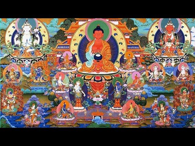 Amitabha Buddha Prayer (Dewachen) for Rebirth in Pure Land, Himalayan Buddhism |