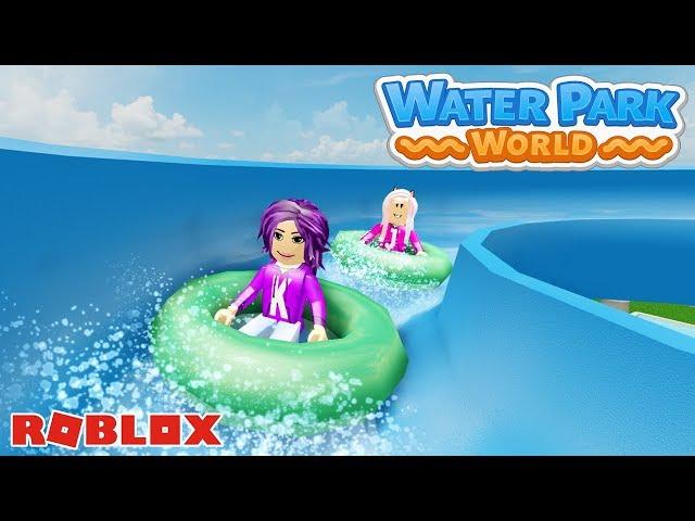 BUILDING OUR OWN WATER PARK ON ROBLOX!