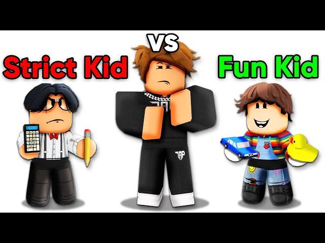 STRICT Kid vs FUN Kid.. (Brookhaven RP)