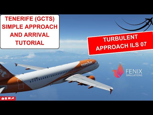 How To Approach And Land At Tenerife Airport (GCTS).