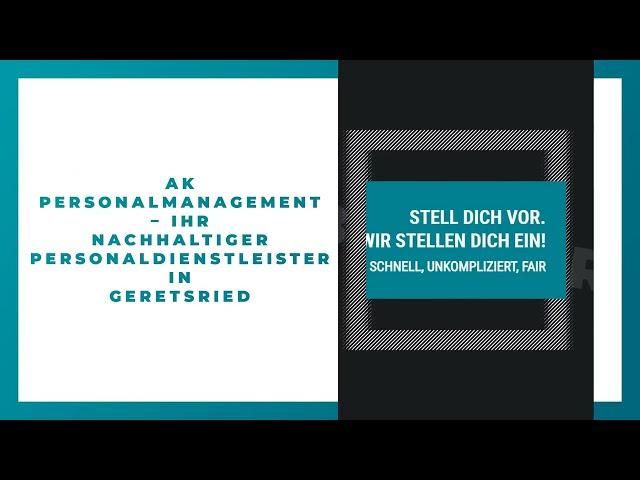 AK Personalmanagement GmbH | Personaldienstleister Geretsried